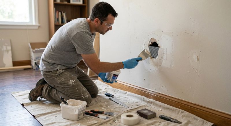 Drywall Crack Repair in Conroe, TX