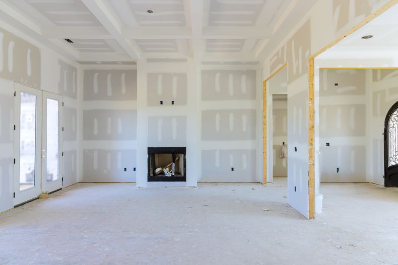 Drywall in a Living Room